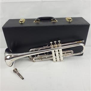 1960's GETZEN ETERNA DOC SEVERINSEN Plated Silver Trumpet w/ Case